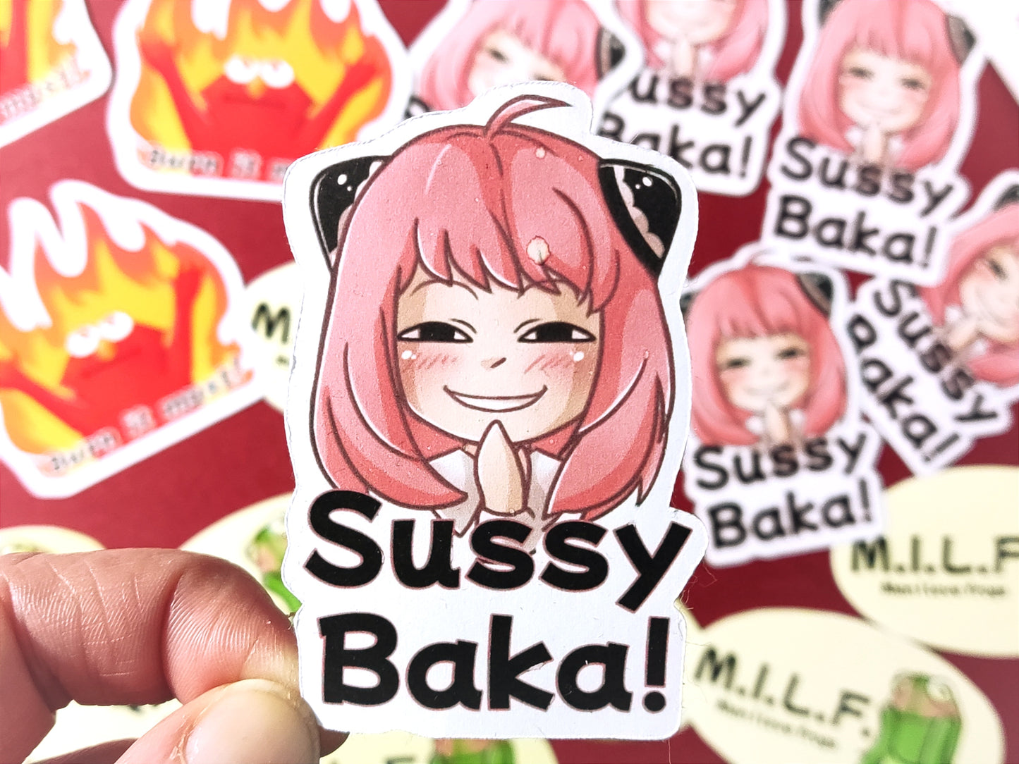 Elmo | MILF | Sussy Baka - Meme Stickers
