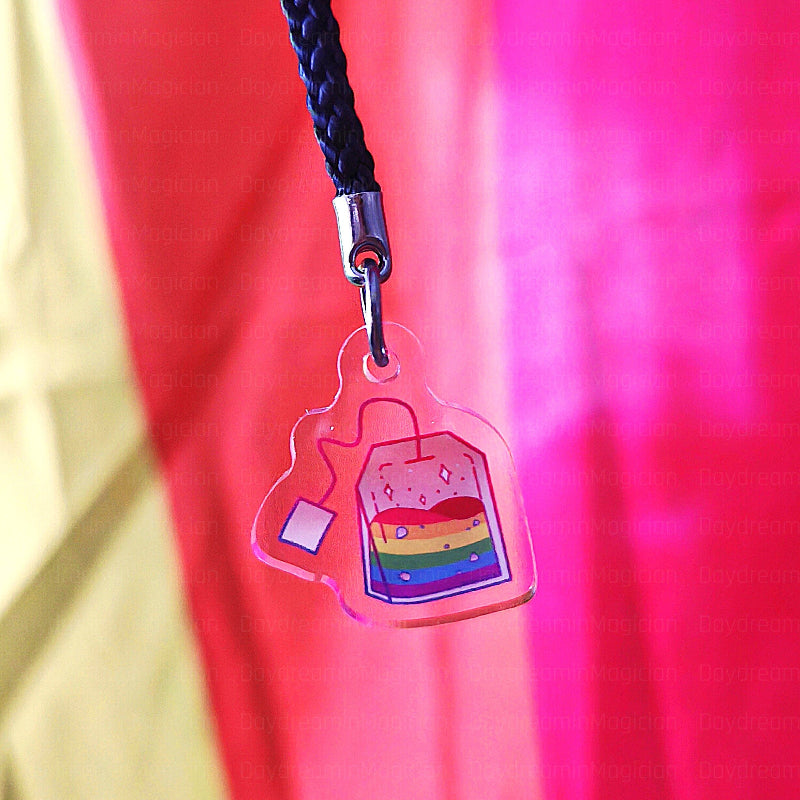 ' LGB-Tea Phone Charms | Pride | Queer | LGBTQ+