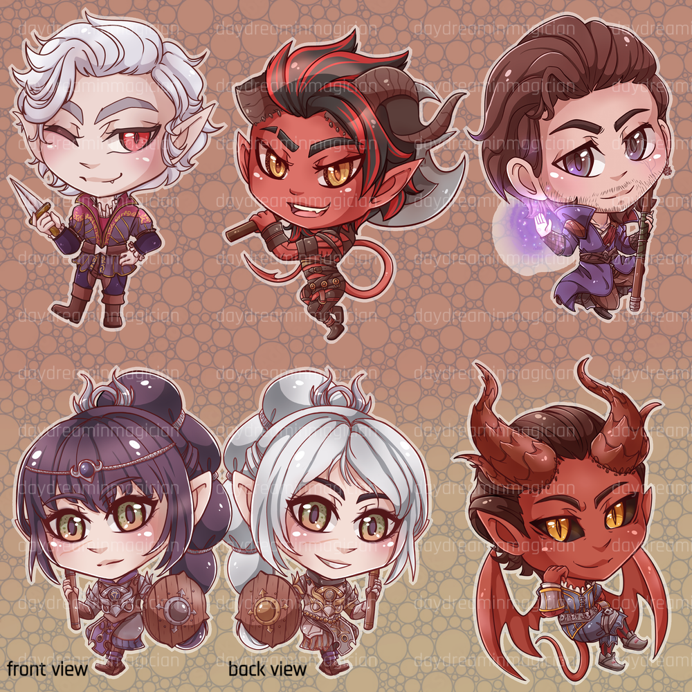 BG3 Acrylic Charm | Astarion | Karlach | Gale | Shadowheart | Raphael
