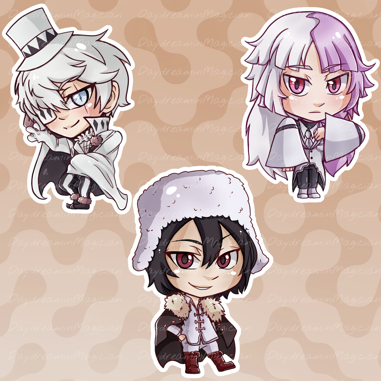Bungo Stray Dogs DOA Stickers