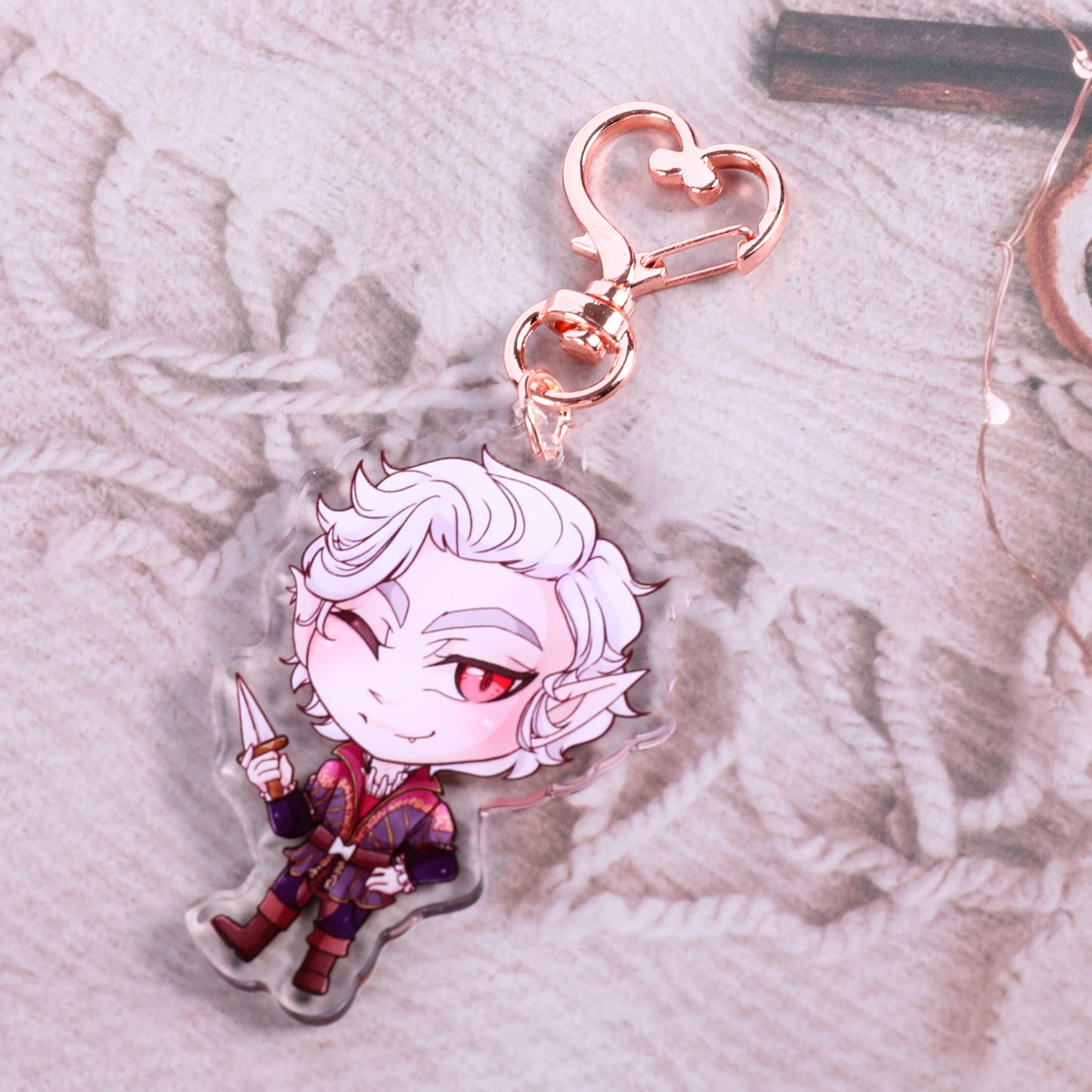 BG3 Acrylic Charm | Astarion | Karlach | Gale | Shadowheart | Raphael