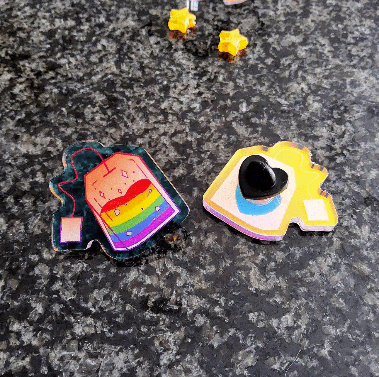 LGB-Tea Holo-Acryl Pin