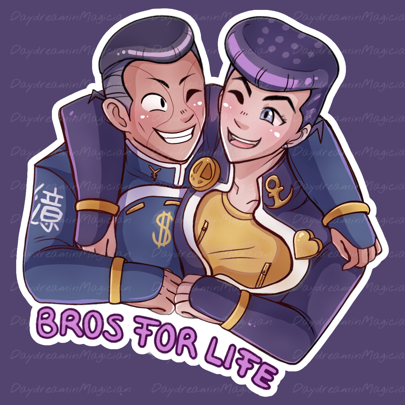 JJBA: Bros For Life Sticker