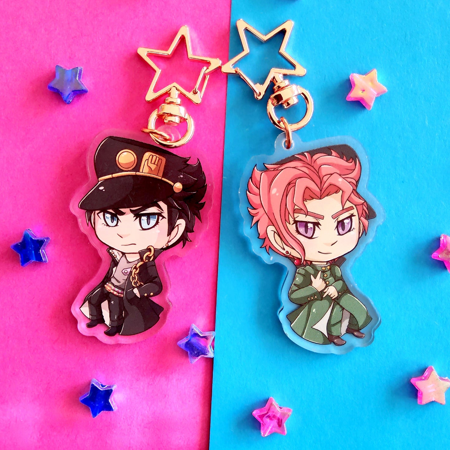 JJBA Characters Charms