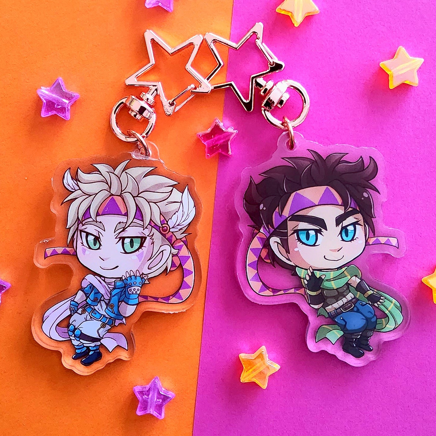 JJBA Characters Charms