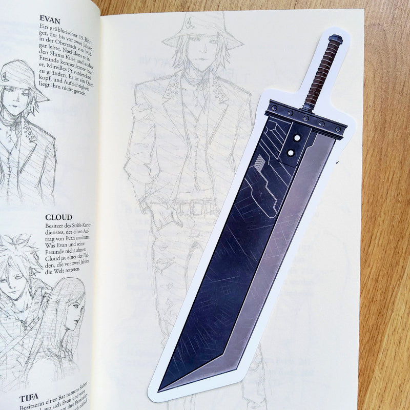 FFVII Bustersword Bookmark