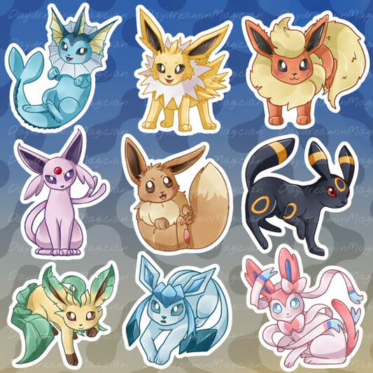 Pokémon: Eeveelution sticker