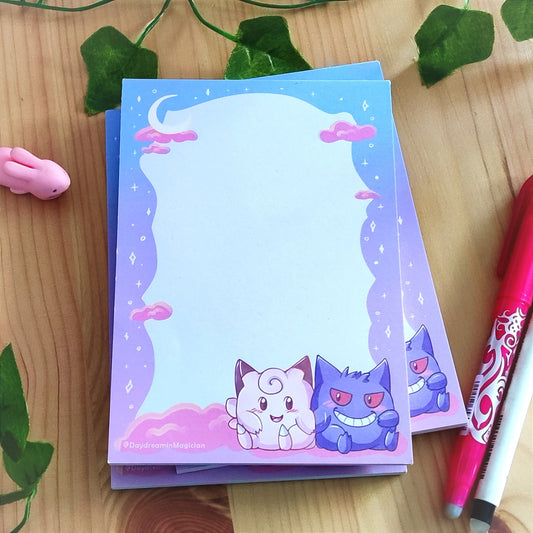 Pokémon: Gengar & Clefable Notepad