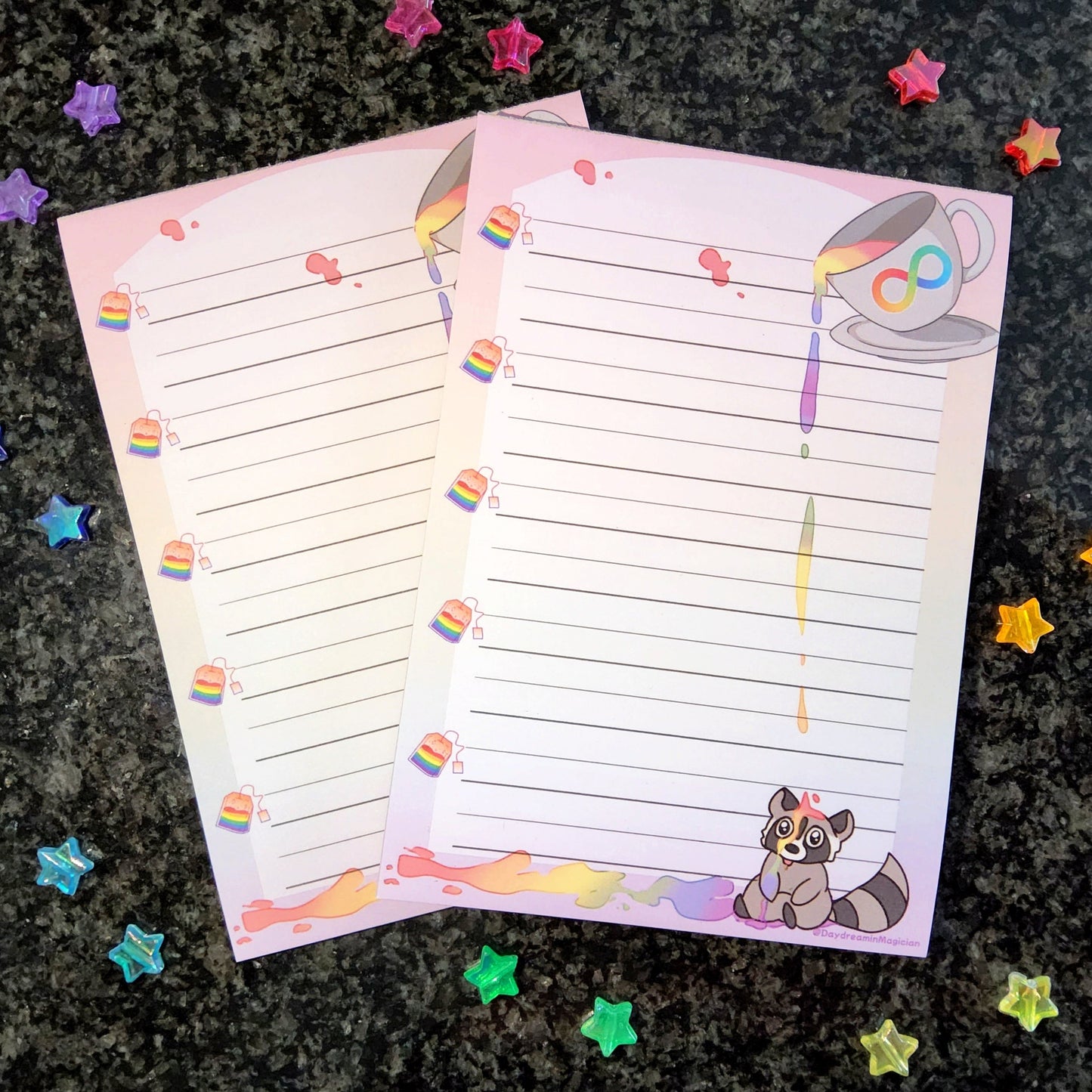 Pride Raccoon Notepad