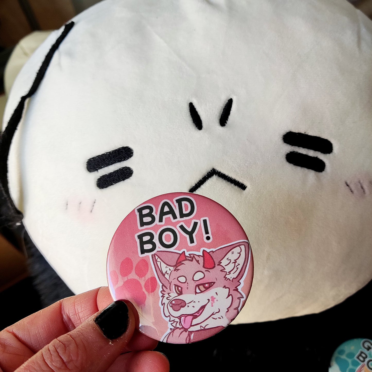 Good & Bad Boy/ Girl/ Fluff Buttons | 6.9 cm diameter