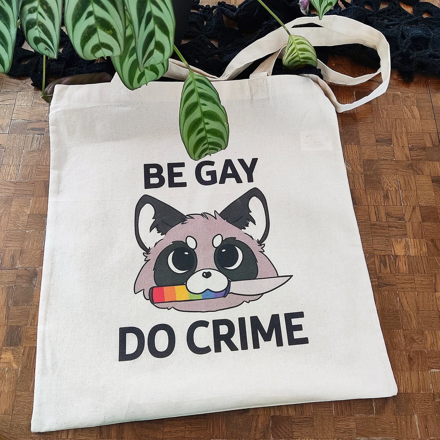 Be Gay Do Crime Totebag | 100% cotton reusable bag