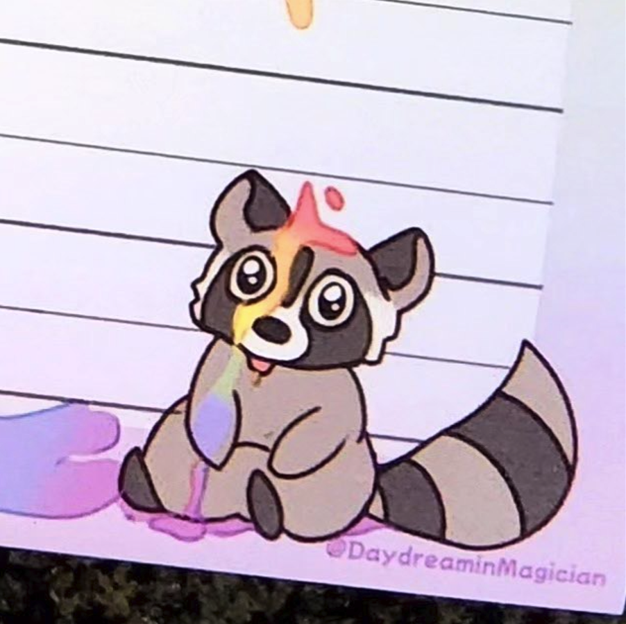 Pride Raccoon Notepad